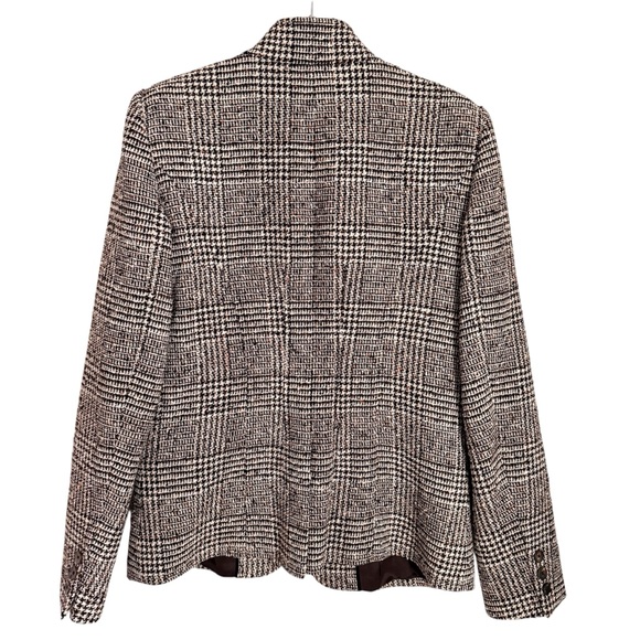 Brooks Brothers Black and White Plaid Blazer - Picture 3 of 6